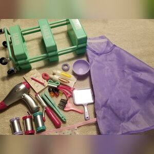 My Life Retro Record Set And Our Generation Salon Set For 18" Dolls